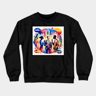 Language Lover - Hola Hello Bonjour Crewneck Sweatshirt